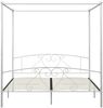 vidaXL Himmelbett-Gestell Weiß Metall 180x200 cm [284431] Bild 3