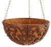 Esschert Design Hängetopf S Pflanzkorb Blumenampel Gusseisen 25 cm Kokoseinlage Bild 4