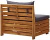 vidaXL 2-Sitzer-Gartensofa mit Kissen Massivholz Akazie 316247 Bild 5