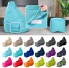 Green Bean® Bean Bag-Sitzsack + Hocker, 2er-Set, waschbar & schmutzabweisend, Polyester / PVC, EPS-Füllung, Aquamarin Bild 2