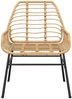 vidaXL 3-teiliges Garten-Esszimmer-Set Braunes Polyrattanglas 3334443 Bild 5