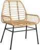vidaXL 3-teiliges Garten-Esszimmer-Set Braunes Polyrattanglas 3334443 Bild 4