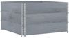 vidaXL Pflanzkasten Grau 100x100 cm Massivholz Kiefer 3295433 Bild 2