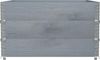 vidaXL Pflanzkasten Grau 100x100 cm Massivholz Kiefer 3295433 Bild 4