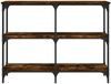 Konsolentisch, Beistelltisch, Konsole Räuchereiche 100x29x75 cm Holzwerkstoff Bild 4