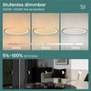 Mai & Mai Pendelleuchte Hängeleuchte pendellampe Farbtemperatur3000–6000K CRI≥95 Luvina01, LED-Pendelleuchte, mit hoher Farbwiedergabe, Bild 2