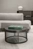 Couchtisch >Strington< rund, in schwarz - 65x35x65 (BxHxT) Bild 2
