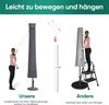 Sekey Sonnenschirm Schutzhülle mit Stab, Abdeckhauben für Ø 350cm / 200x300cm Gartenschirm mit Belüftungsöffnungen, Abdeckung für Marktschirm/Balkonschirm, Wasserdicht Bild 5