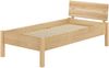 Metallfreies Einzelbett Esche Massivholz 90x200 Holzbett V-60.90-09K50 cm x 7 x 7 Bild 3