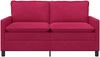 vidaXL Sofa Weinrot 156 x 81 x 87,5 cm Samt 42028843 Bild 3