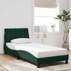 vidaXL Bettgestell ohne Matratze "Hanko" Dunkelgrün 80x200 cm Samt 3207816 Bild 1