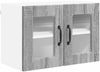vidaXL Wandglas-Schrank PORTO Graues Sonoma 60 x 31 x 40 cm 885327 Bild 2