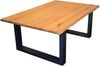 Couchtisch Baumkante 120x80 cm Wildeiche schwarz SESSA 68865628 Bild 5