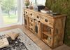 Sideboard Mango 200x45x90 natur lackiert RAILWAY #122 Bild 2