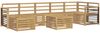 vidaXL Outdoor-Sofagarnitur 8 pcs Weiß 59 x 59 x 37 cm 3392244 Bild 2