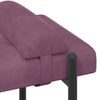 vidaXL Knopfgepolsterte Bank mit Kissen Lila 110 x 40 x 46 cm Samt 42038398 Bild 4