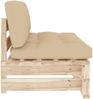 vidaXL Outdoor-Mittelsofa Paletten Imprägniertes Kiefernholz 3066532 Bild 4