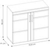 Sideboard Kommode mit 2 Türen in Grandson Eiche Nb. CARIATI-129, B/H/T ca. 92,8/86/40,9 cm Bild 3