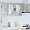 vidaXL Küchen-Hängeschrank mit Glastür Kalmar Grau Sonoma Holzwerkstoff 853613 Bild 4