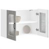 vidaXL Küchen-Hängeschrank mit Glastür Kalmar Grau Sonoma Holzwerkstoff 853613 Bild 5