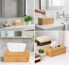 Bambus Taschentuschbox - Kosmetikbox für Bad, Wohnzimmer & Büro Bild 3