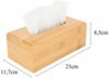 Bambus Taschentuschbox - Kosmetikbox für Bad, Wohnzimmer & Büro Bild 2