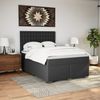 vidaXL Boxspringbett mit Matratze Schwarz 160x200 cm Kunstleder 3290728 Bild 3