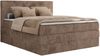 Boxspringbett, Doppelbett mit zwei Bettkästen und Multipocket-Matratze, Cord Bett - TILIANO KING - 140 x 200 cm - Braun Cord - H3 Bild 5