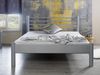 Einrichten24 Metallbett Mia silbergrau, 200x200 cm Bild 3