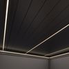 Weide Prestige Pergola | Aluminium Lamellendach | 3,6 x 4 M | Inkl. LED & 4x Sonnenrollo | Anthrazit Bild 2