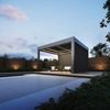 Weide Prestige Pergola | Aluminium Lamellendach | 3,6 x 4 M | Inkl. LED & 4x Sonnenrollo | Anthrazit Bild 5