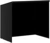 vidaXL Hollywoodschaukel-Abdeckung mit 6 Ösen, Polyethylen schwarz, 105 x 135 x 175 cm Bild 2