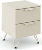 rauch Aditio Box, Nachttisch, 2 Schubladen, mit Hairpin-Fuß, mit Softclose-Funktion, Farbe Beige, BxHxT 40x53x43cm Bild 3