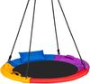 Ø100 cm Schaukel mit 100 - 180 cm verstellbarem Seil Untertassen-Baumschaukel Bunt Bild 3