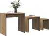 vidaXL Couchtisch 3 pcs Artisan-Eiche Holzwerkstoff 883535 Bild 3