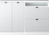 Dachschrägenschrank-Set Rion Weiß Riffel 120 cm 2er Set Vicco Bild 4