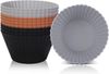 LuxusKollektion Muffinform Große Silikon Muffinform für Heißluftfritteuse, 12er-Pack Bild 2