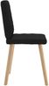 vidaXL Esszimmerstühle 6 Stk. Schwarz Stoff 3315493 Bild 5