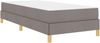 vidaXL Boxspringbett mit Matratze Taupe 90 x 190 cm Stoff 3398532 Bild 4