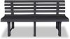 vidaXL Gartenbank 145,5 cm Kunststoff Anthrazit 43585 Bild 2