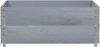 vidaXL Pflanzkasten Grau 100x100 cm Massivholz Kiefer 3295401 Bild 2
