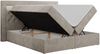 Boxspringbett - Doppelbett mit Multipocket-Matratze und LED - GOLD-6 - 160x200cm - Beige Stoff - H4 Bild 4