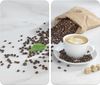 Maximex Herd-Abdeckplatte Universal Modell CAFÉ AROMATICA, Glas, Kunststoff, (Set, 2 tlg), für Induktions-, Glaskeramik-, Elektro- und Gasherde, höhenverstellbar Bild 2
