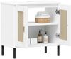Badezimmer-Set >WZ-0800< (5-teilig) Fichte massiv weiss - 155x190x40 (BxHxT) Bild 5