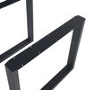 Tischgestell 2er Set Makers Stahl 72x70 cm Schwarz [en. casa] Bild 5