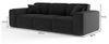 Sofa Designersofa CESINA 3-Sitzer in Stoff Opera Velvet Taupe Bild 3