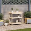 vidaXL Pflanztisch mit Ablagen 82,5x45x86,5 cm Massivholz Kiefer 832432 Bild 3