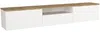 Vente-unique - LOTULA TV unit Holz, Platte BeigeWeiß - B 29,5 cm x H 31,3 cm x L 180 cm Bild 4