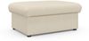 DOMO collection Hocker Topper, mit Wellenunterfederung, auf Kunststoffgleitern Bild 3