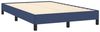 vidaXL Boxspringbett mit Matratze, Stoff, Blau, 120x190 cm, H2 Bild 4